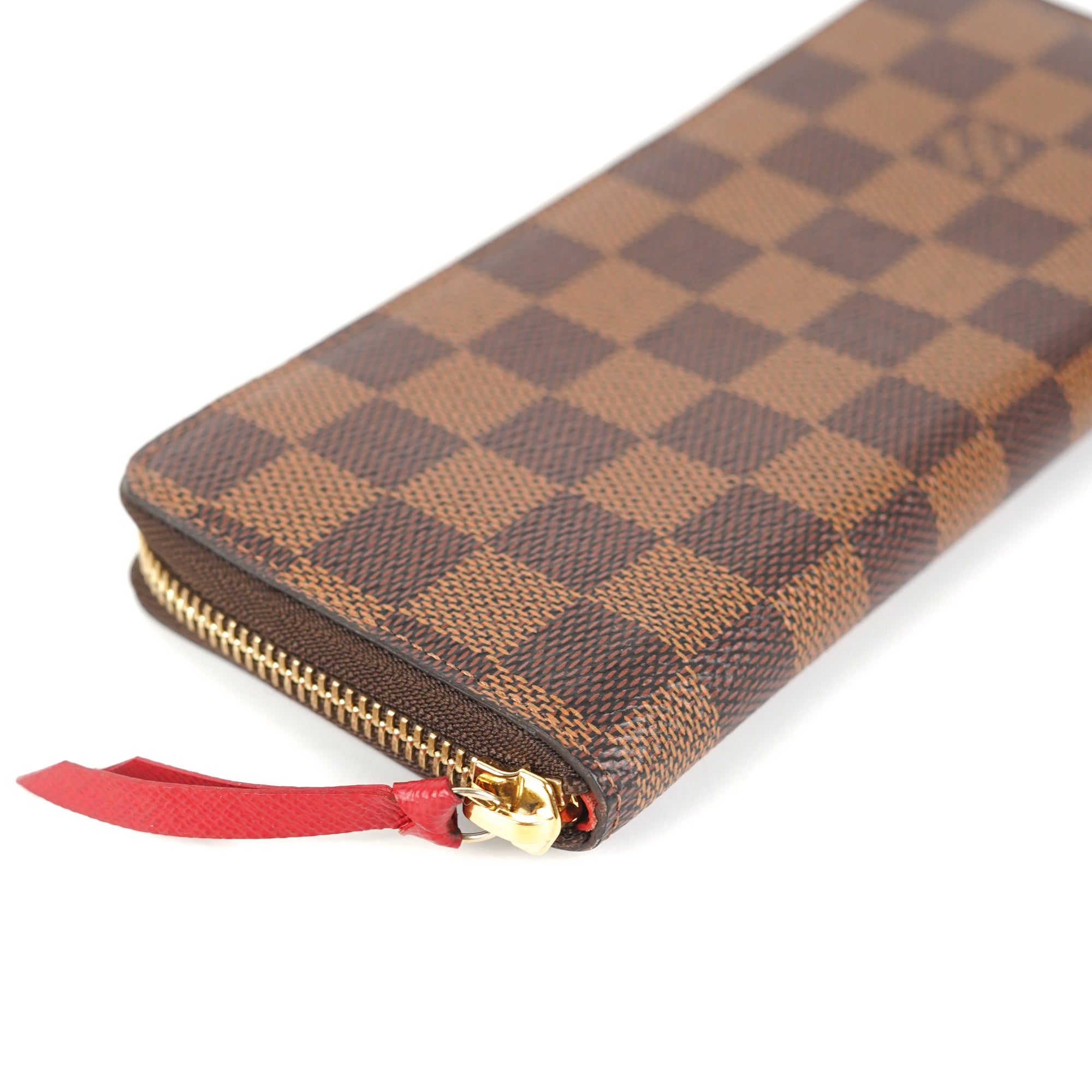 Louis Vuitton Damier Azur Tahitienne Clemence Wallet W/ Dust Cover And Box.