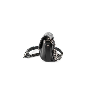 Chanel Mini Rock Flap Bag Black