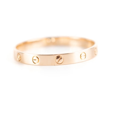 Cartier Love Bangle Rose Gold Size 17