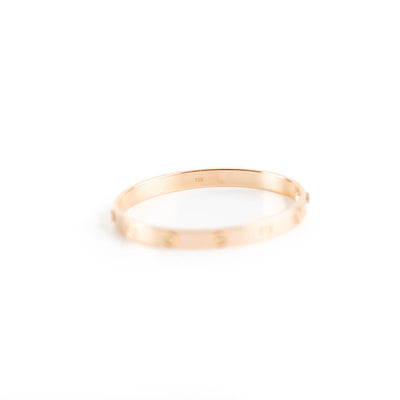 Cartier Love Bangle Rose Gold Size 17