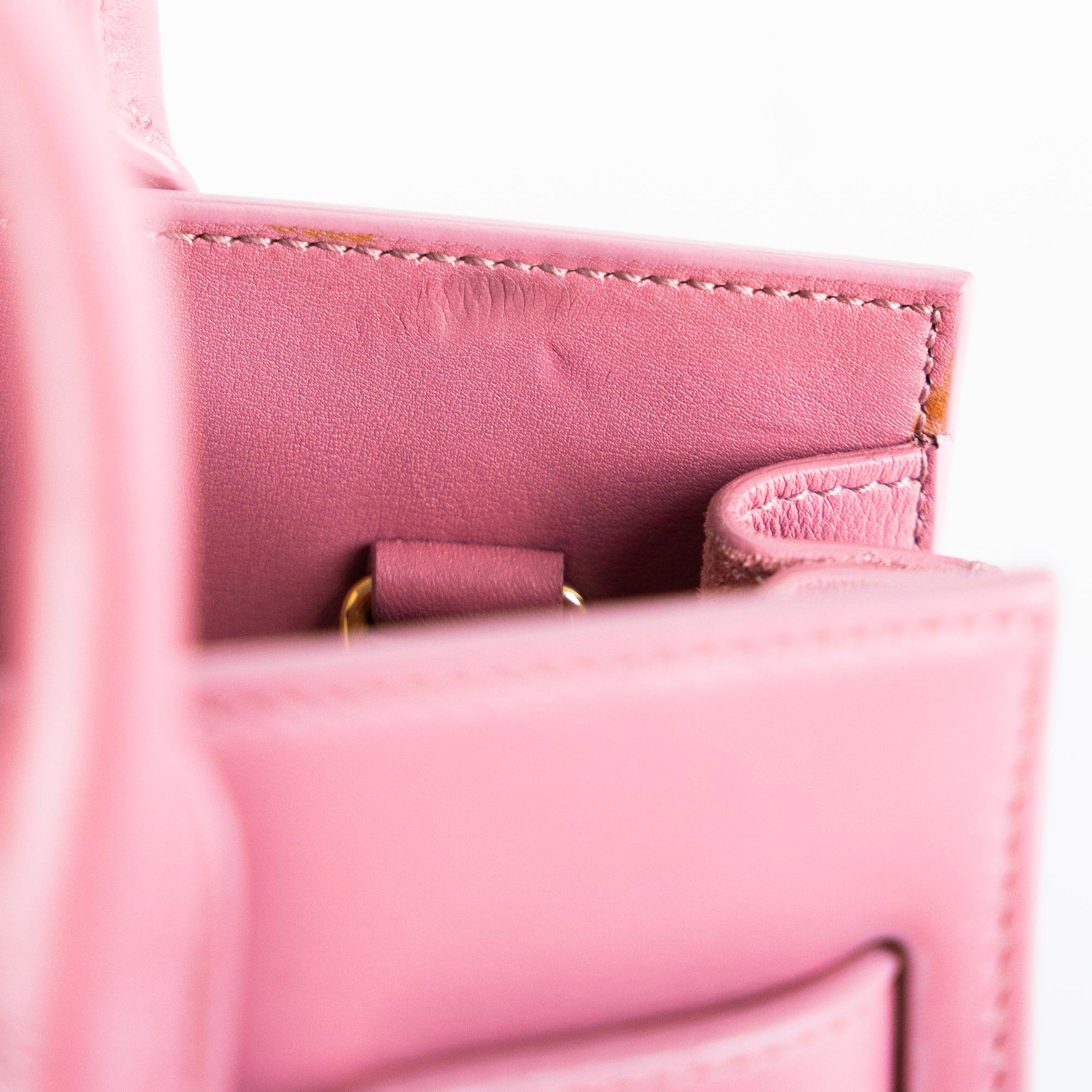 Saint Laurent Pink Leather Small Sac De Jour - AGL1828