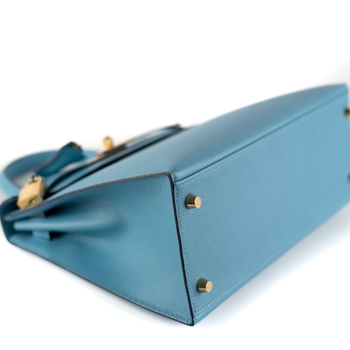 Hermes Kelly Bag 28cm Blue de Nord Epsom Gold Hardware