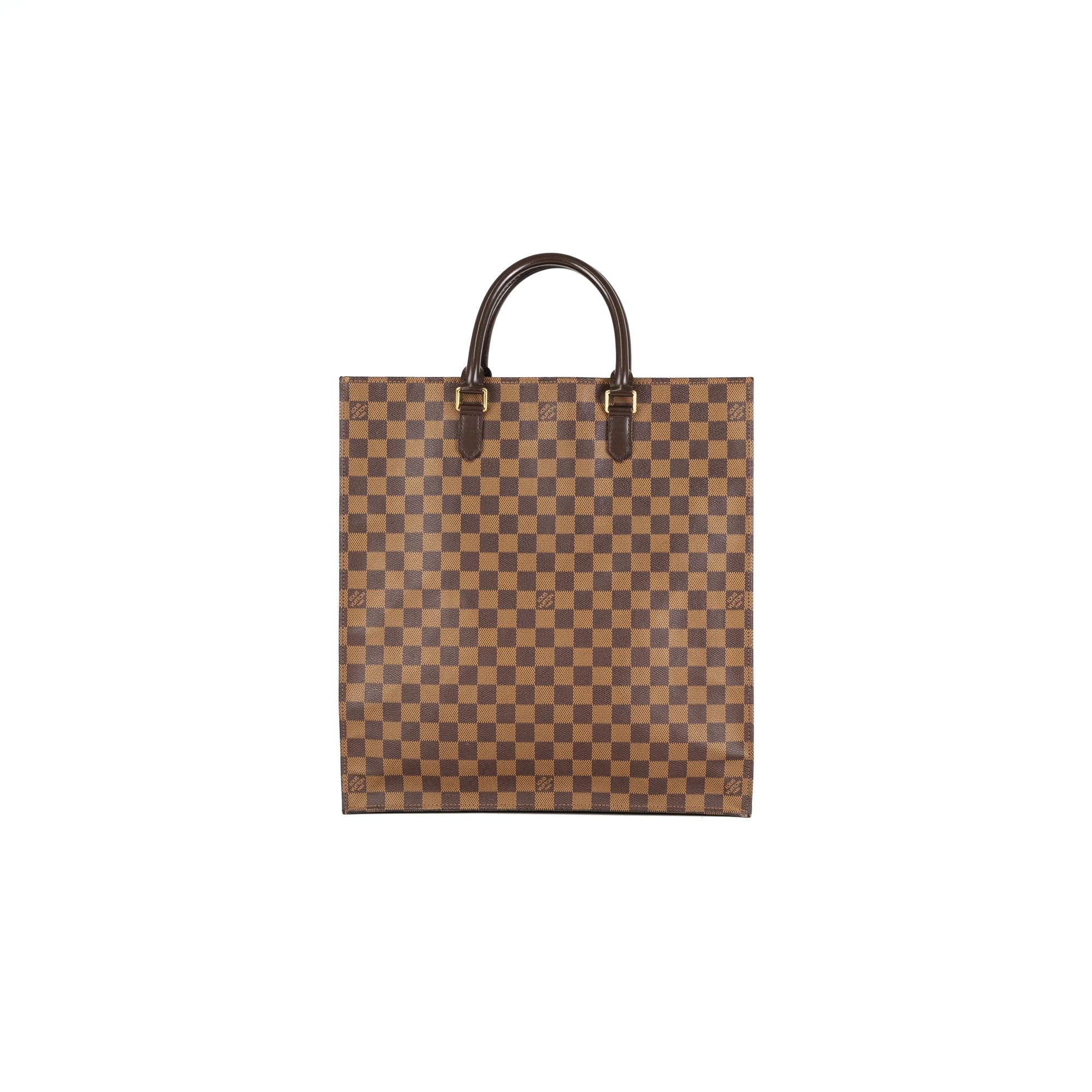 LOUIS VUITTON Damier Ebene Sac Shopping Limited Tote Bag