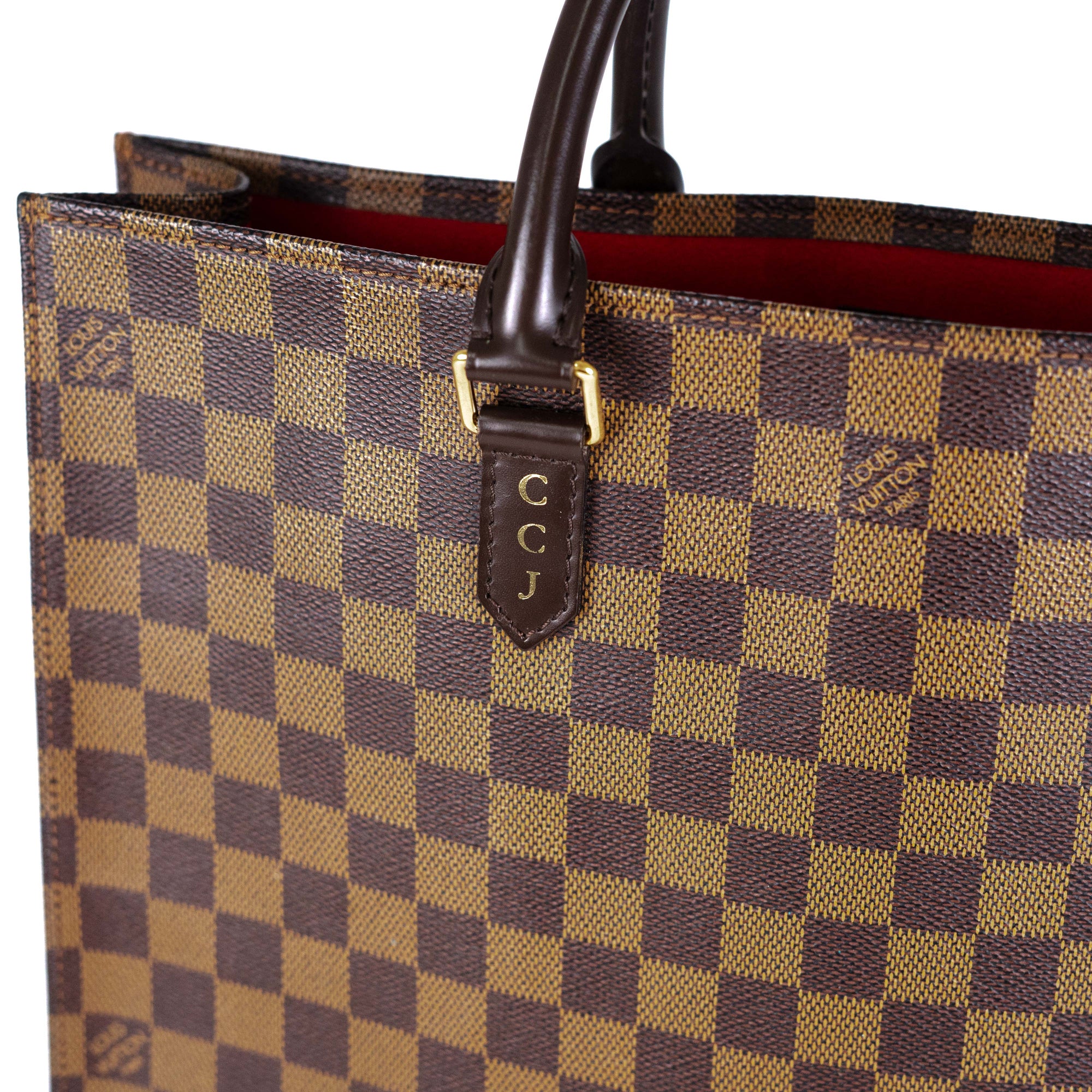 Louis Vuitton Damier Ebene Sac Plat - Totes, Handbags