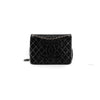Chanel Black Crumpler Messenger Calfskin Flap Bag