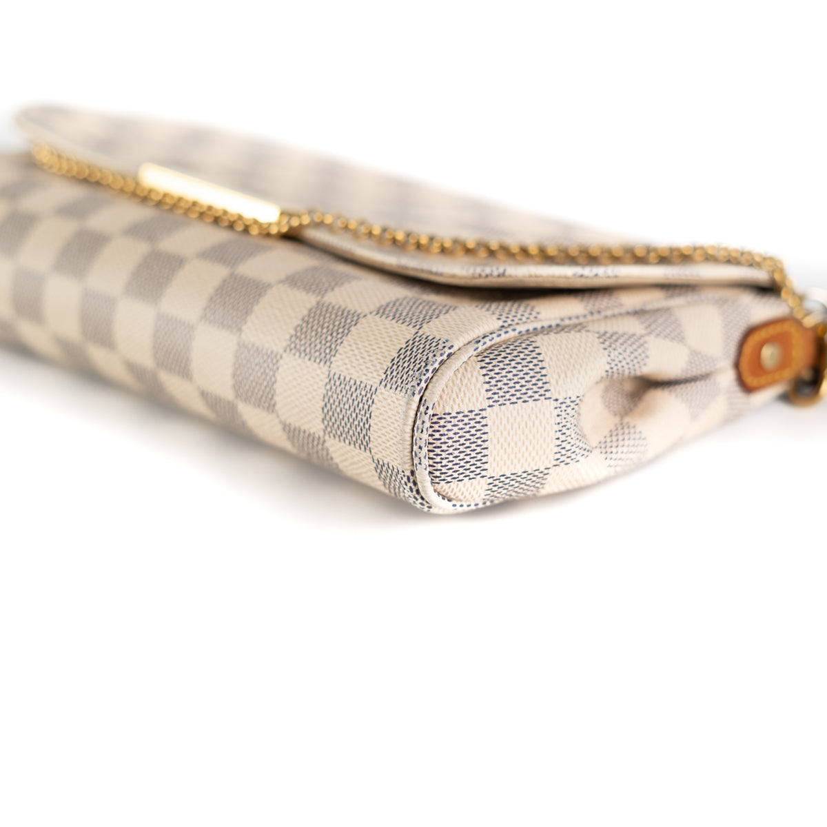 Louis Vuitton Favourite Bag Damier Azur Canvas Beige Cloth ref.1006010 -  Joli Closet