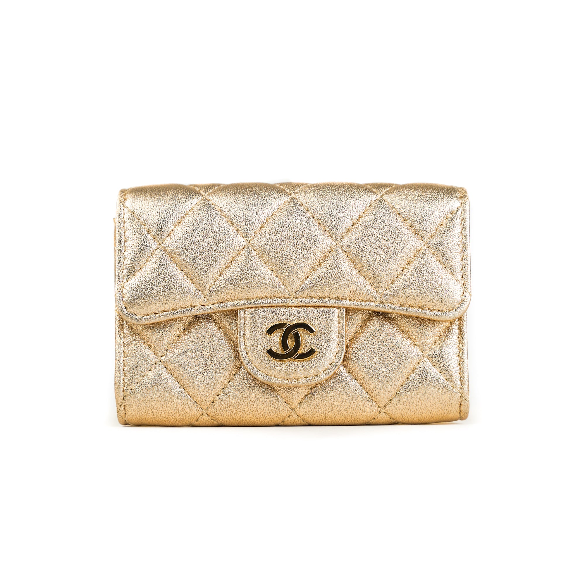 Chanel Gold Quilted Lambskin Classic Wallet On Chain WOC at 1stDibs  chanel  wallet on chain gold chanel woc gold chanel gold woc