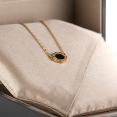 Bvlgari Onyx Bracelet Yellow Gold