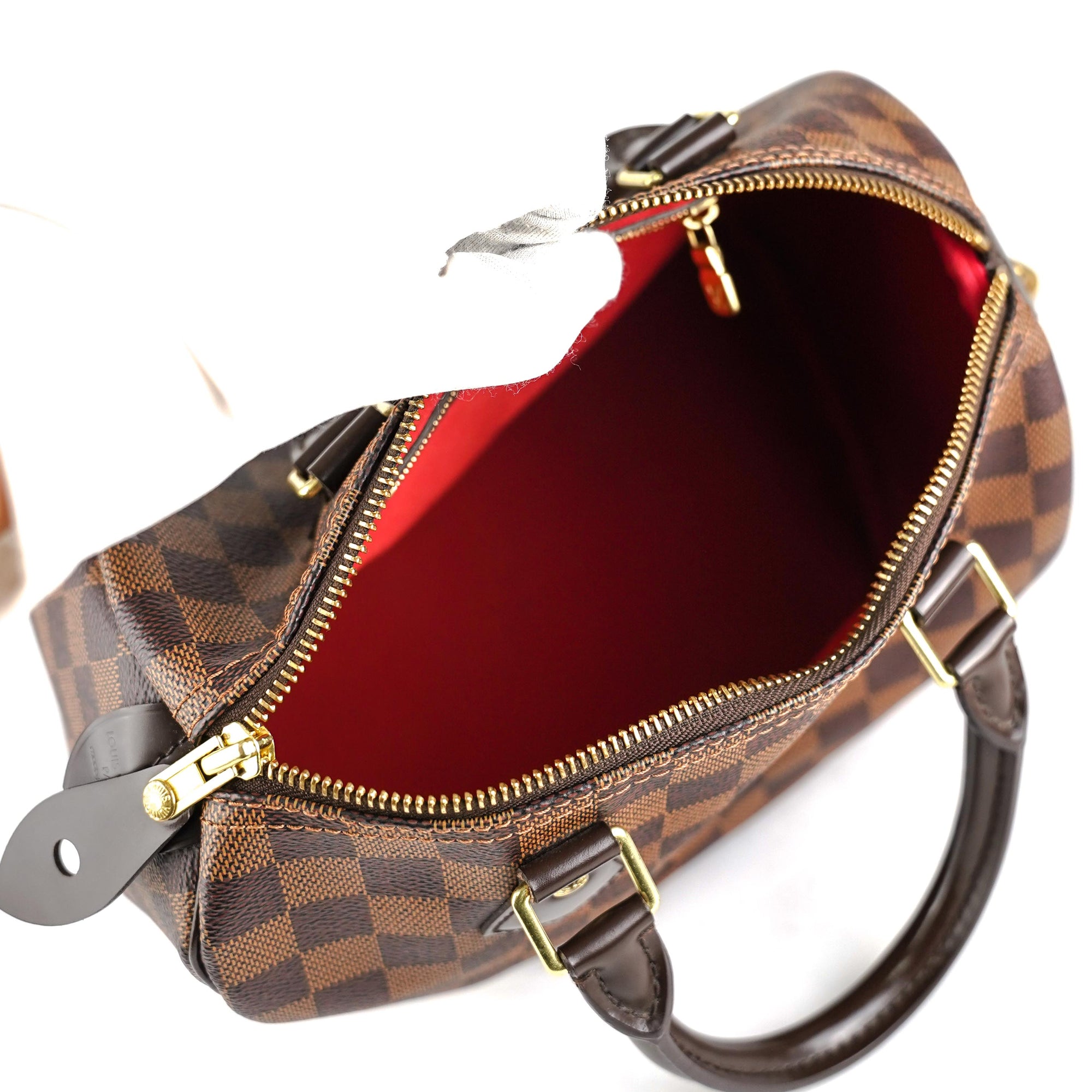 Speedy 25 Damier Ebene – Keeks Designer Handbags
