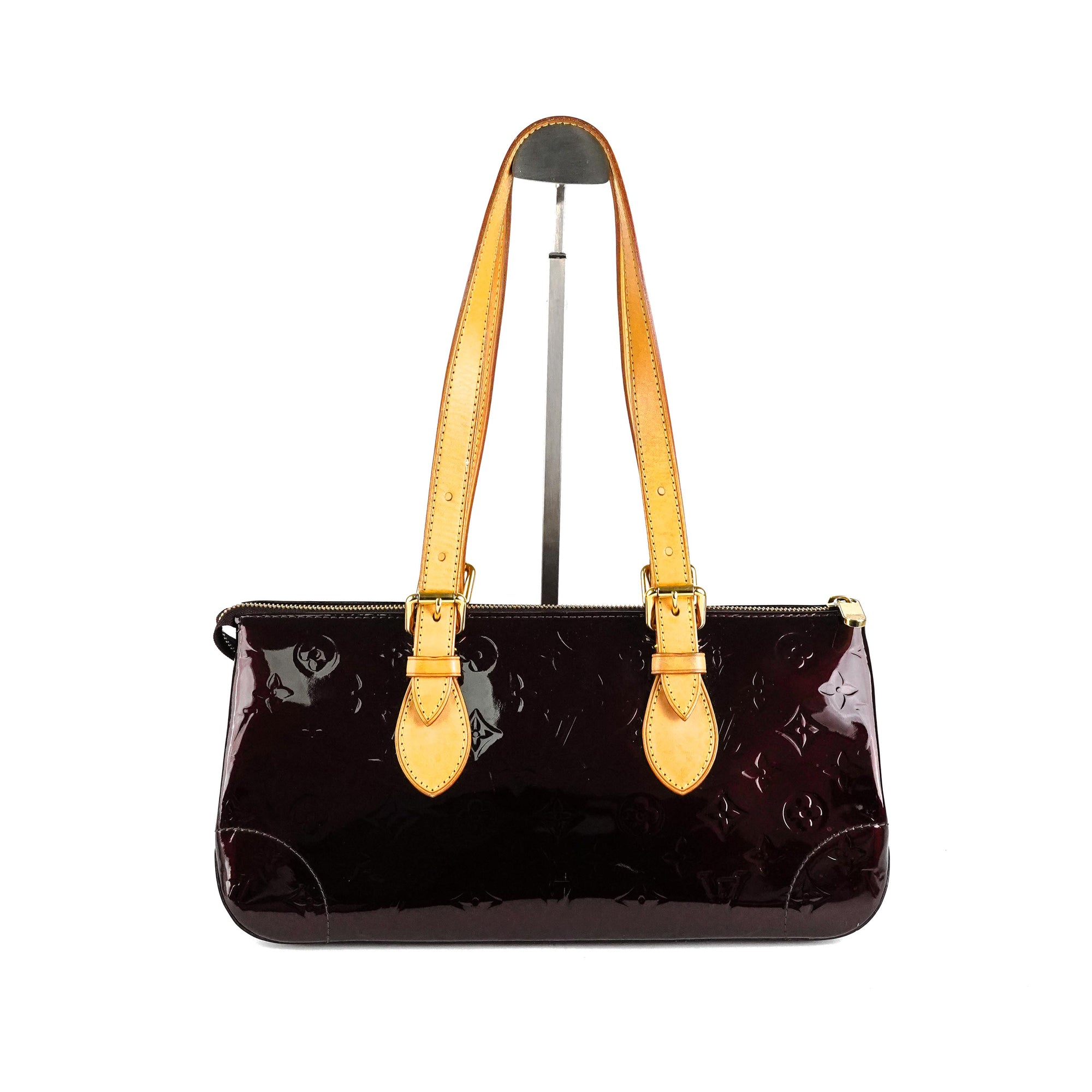 Louis Vuitton Vernis Tricot Bag Amarante - THE PURSE AFFAIR