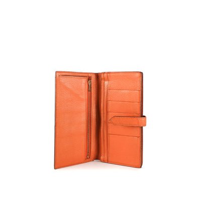 Hermes Bearn Wallet Orange - [J] Stamp
