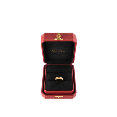 Cartier Love Ring with Sapphires/Garnet/Amethyst Pink/Rose Gold
