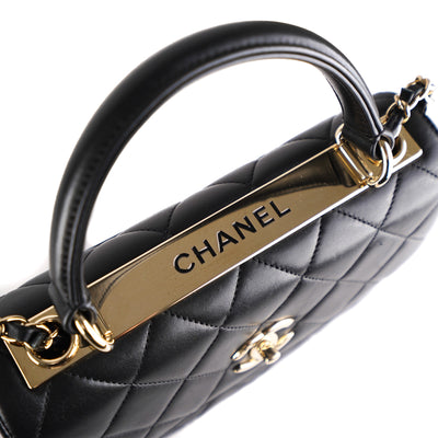 Chanel Small Trendy CC Top Handle Black