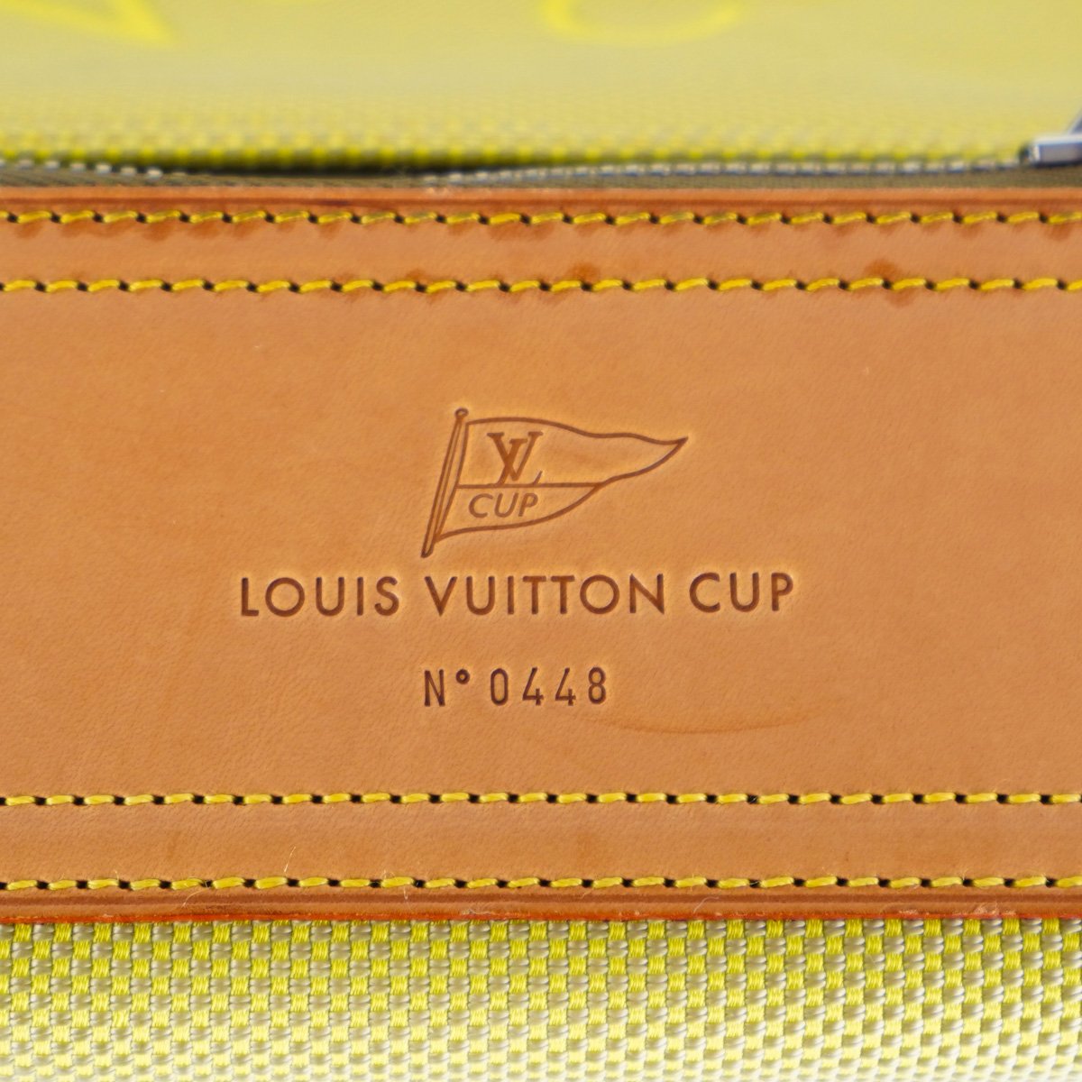 LOUIS VUITTON CUP Damier Geant Pochette in Lime Green SP0072 ~ LIMITED  EDITION