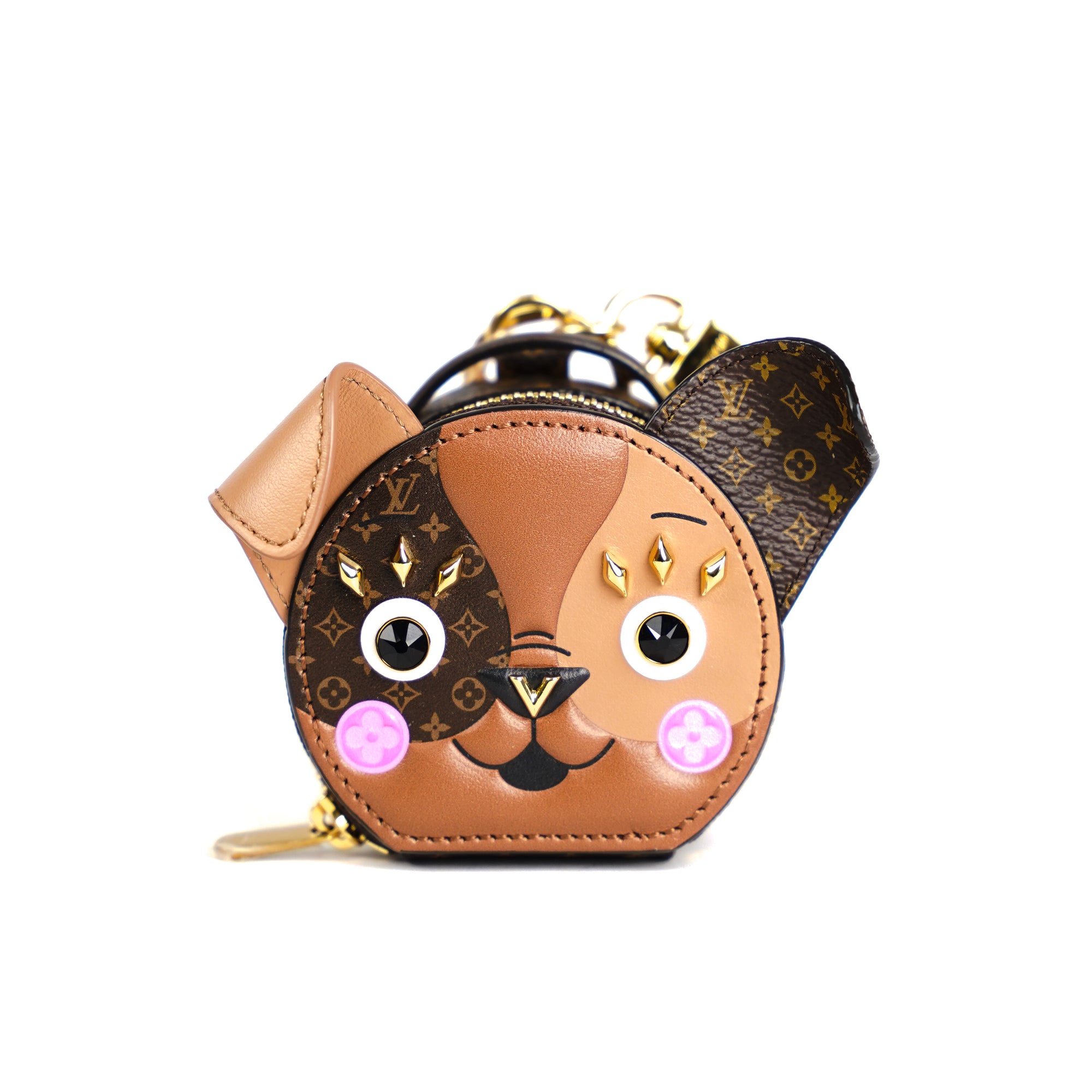 Louis Vuitton bag charm dog gift fashion, Accessories