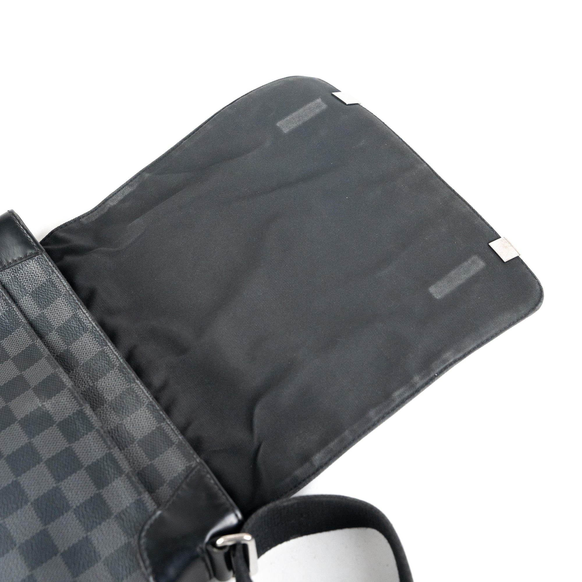 Shop Louis Vuitton DAMIER GRAPHITE Other Plaid Patterns Street Style  Leather Crossbody Bag by IMPORTfabulous