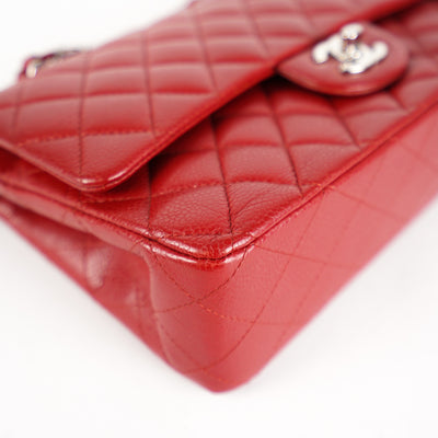 Chanel Classic Flap Medium Caviar Red