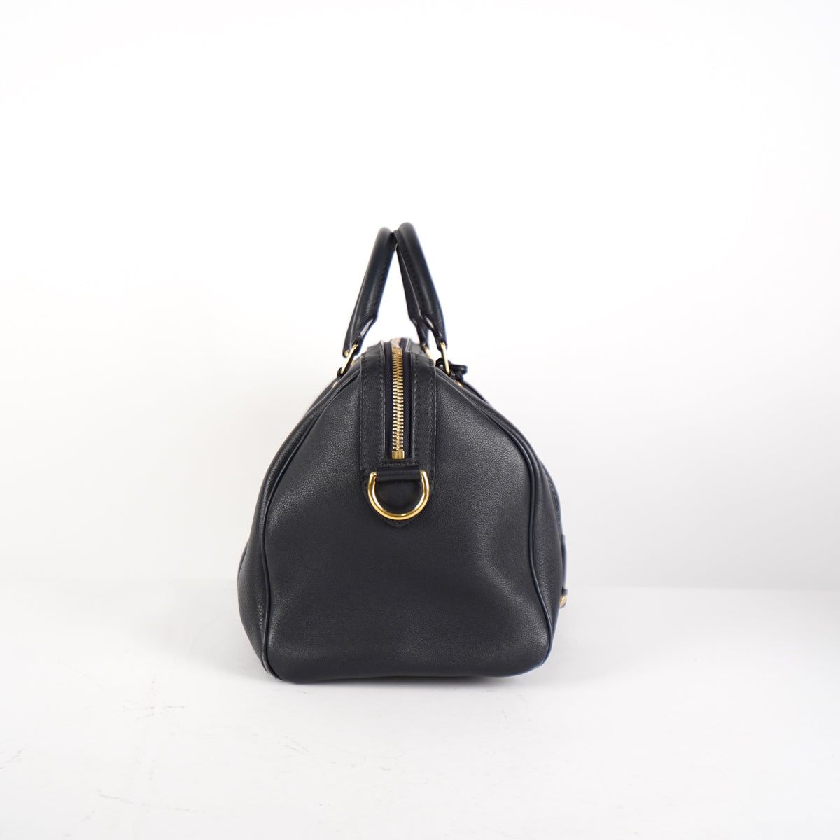 LOUIS VUITTON Calfskin SC Bag PM Black 87017
