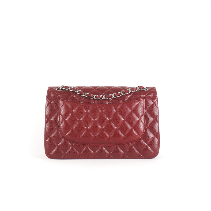 Timeless classique top handle leather handbag Chanel Burgundy in Leather   24822469