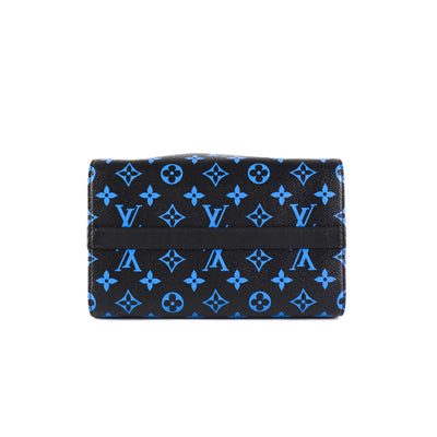 Louis Vuitton Monogram Speedy  PM Blue Black - THE PURSE AFFAIR