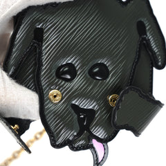 Louis Vuitton Epi Dog Card Holder Black