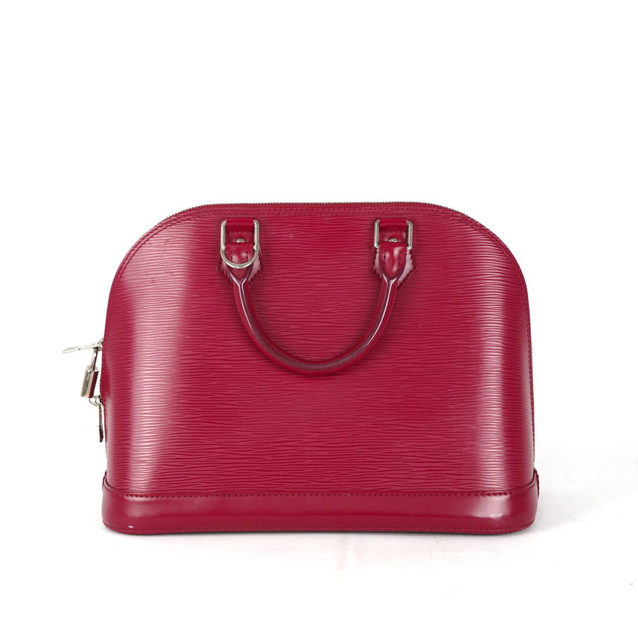 Louis Vuitton Rose Pondicherry EPI Leather Petit Sac Plat Bag