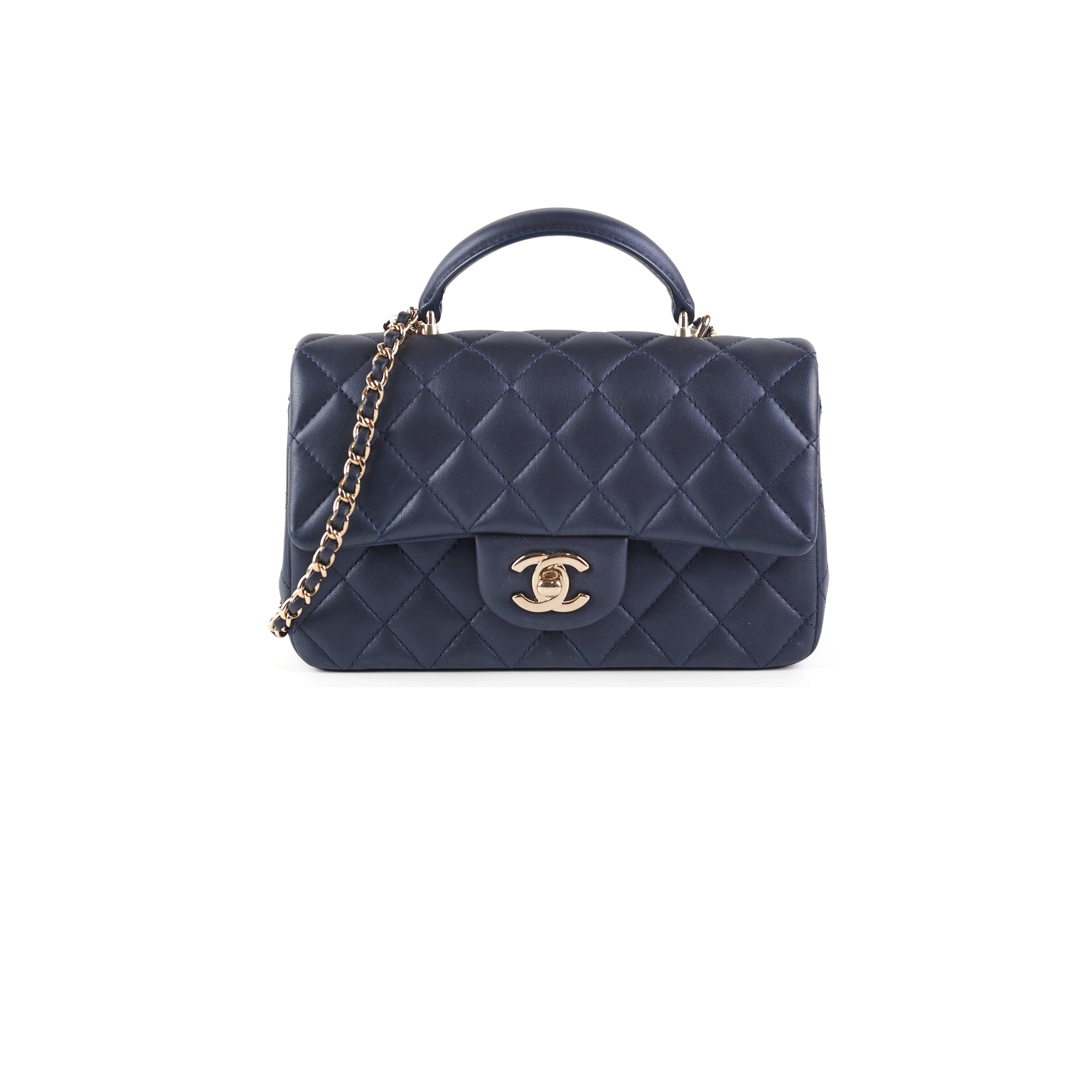 En Unbox New 21s Chanel Mini Flap bag with Top Handle Chỉ là phiên bản  nâng cấp Classic Mini  YouTube