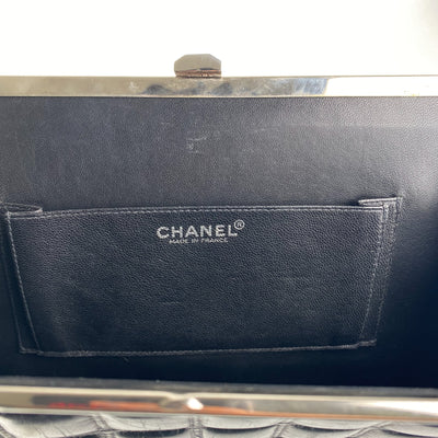 Chanel Vintage Chocolate Bar Clutch Bag