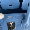 Hermes Birkin 30 Bleu Azur Taurillon Togo - C Stamp