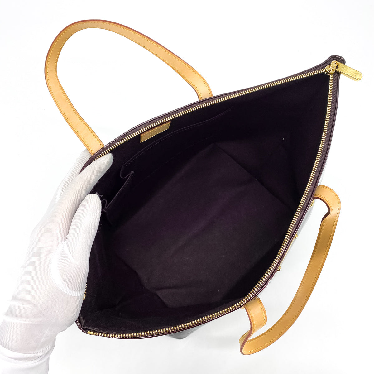 Louis Vuitton Amarante Monogram Vernis Bellevue GM Bag – The Closet
