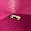 Chanel Chevron Rectangular Mini Dark Pink