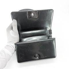 Chanel Patent Small Boy Grey