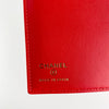Chanel Passport Holder Red