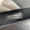 Chanel Old Medium Black Lambskin Quilted Boy