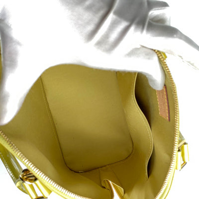 Louis Vuitton Alma PM Green Vernis Bag