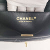 Chanel Quilted Black Lambskin Mini Top Handle Flap Bag 2021