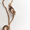 Bvlgari diva mother of pearl rose gold necklace