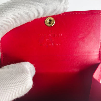 Louis Vuitton Cardholder Vernis Red