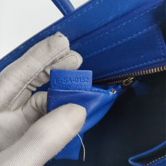 Celine Micro Luggage Blue