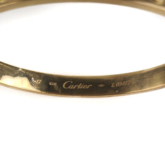 Cartier Love Bracelet Yellow Gold Size 17 (old screw system)