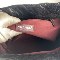 Chanel Caviar Crave Leather Tote Black