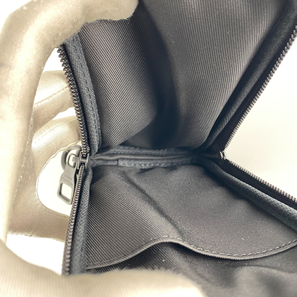 Louis Vuitton LV Nigo human made flap double phone pouch M81005