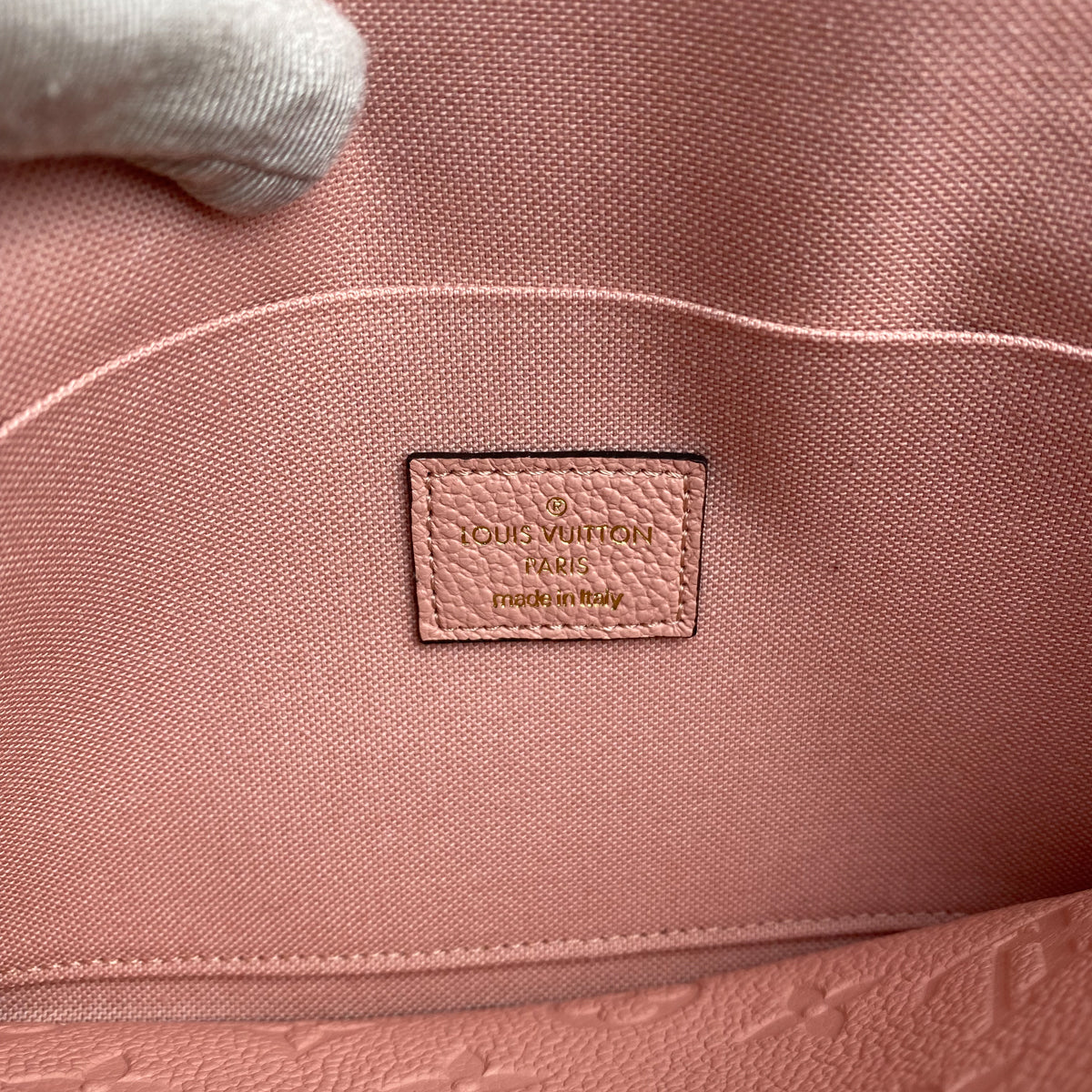 Louis Vuitton Félicie Pochette Rose Poudre Monogram Empreinte