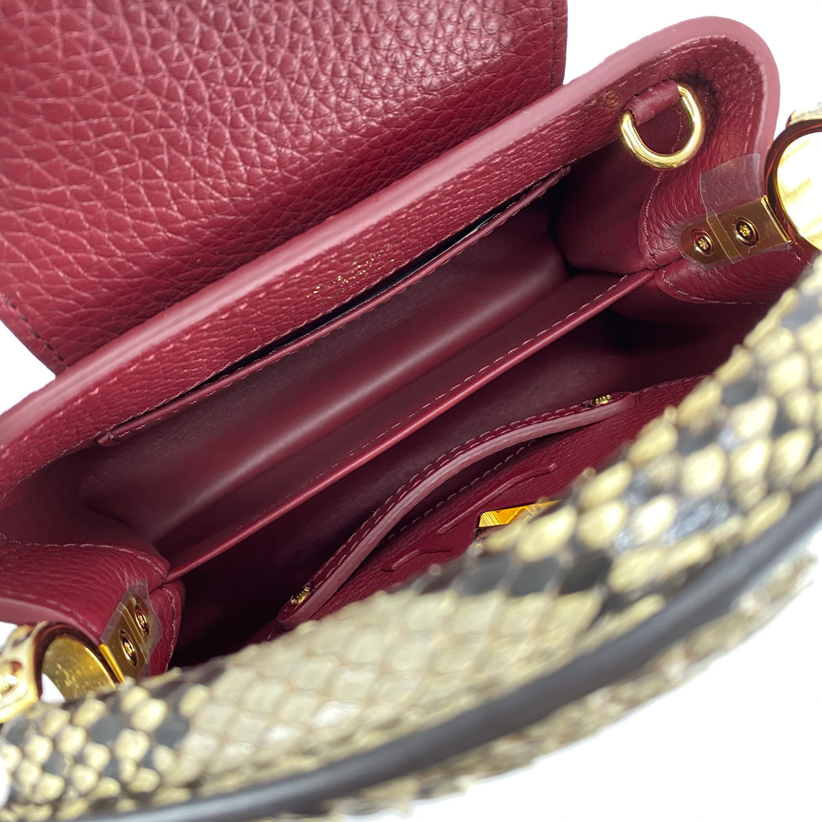Louis Vuitton Capucines Mini Exotic Snake - THE PURSE AFFAIR