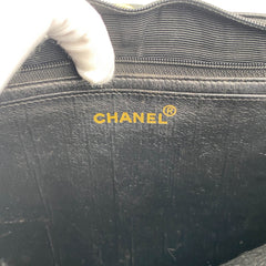 Chanel CC Vertical Jumbo Flap Caviar Black