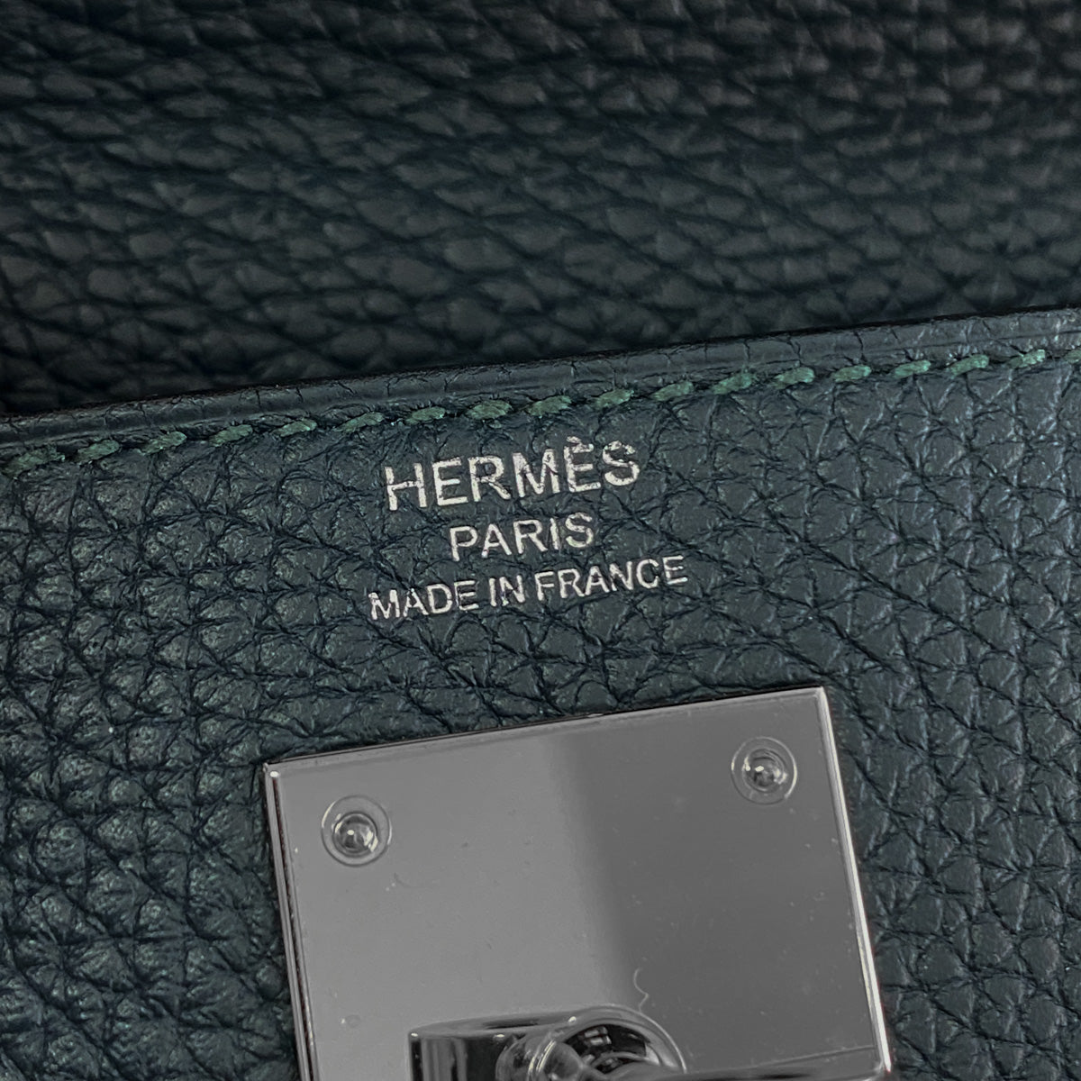 Hermes Kelly 28 Vert Cypress - Y Stamp - THE PURSE AFFAIR