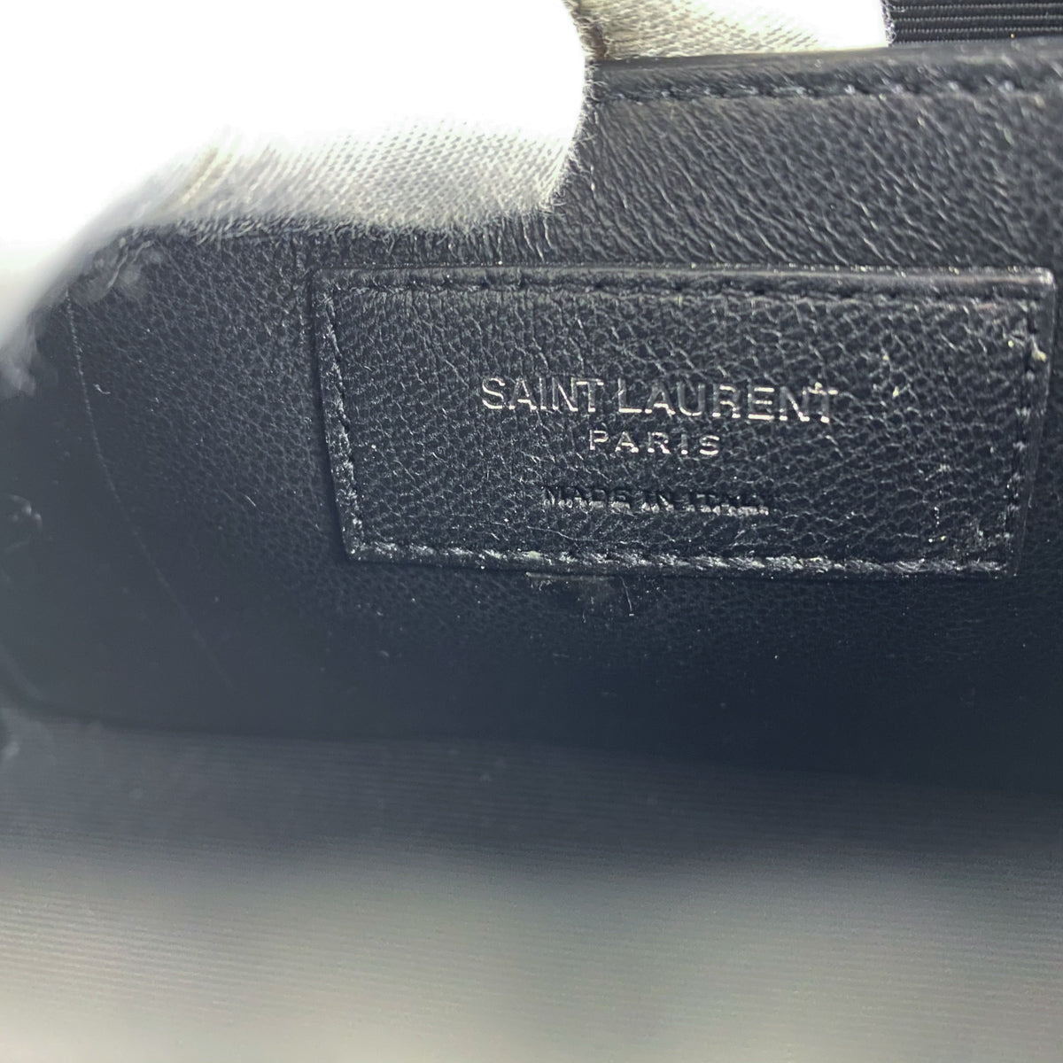 Saint Laurent Kate WOC Wallet On Chain Grey - THE PURSE AFFAIR