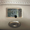 Chanel 21A Quilted Caviar Coco Handle Small Dark Beige 2021 (new style metal tag instead of sticker and auth card)