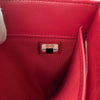 Chanel Quilted Zipper Wallet Dark Pink