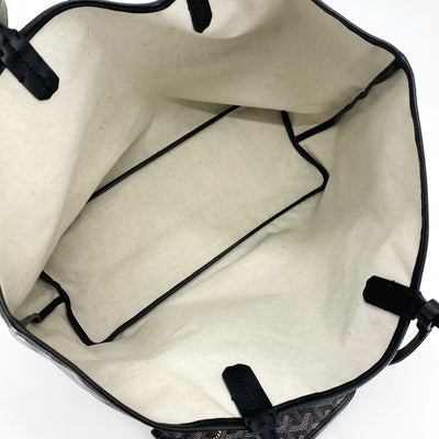 Goyard Saint Louis PM Tote Bag Black with Clip - THE PURSE AFFAIR